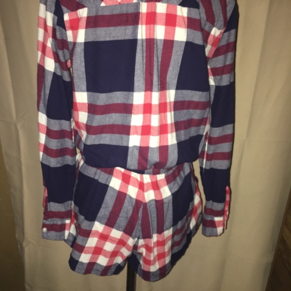 Aerie flannel Romper - Picture 5 of 8